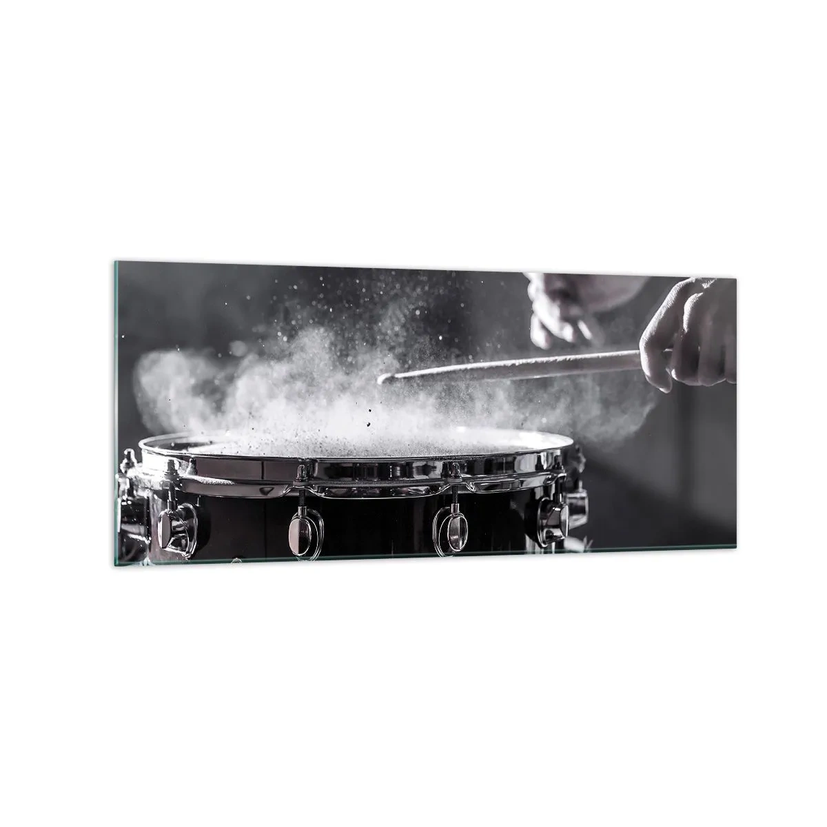 Quadro em vidro - Pulso da música - 120x50 cm