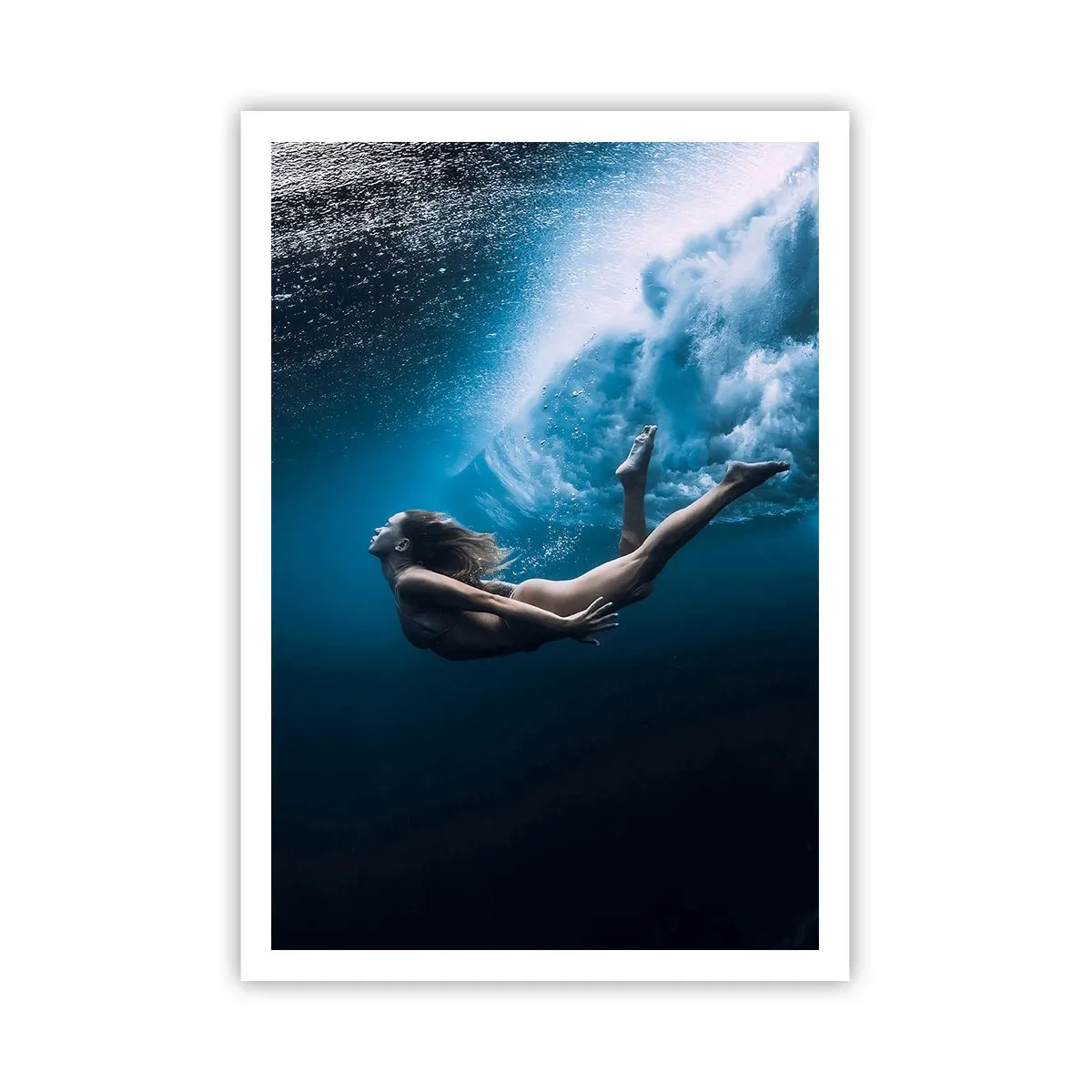 Pôster - Sereia moderna - 70x100 cm