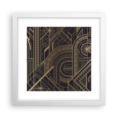 Pôster em moldura branca - Conceitos, ideias, planos - 30x30 cm