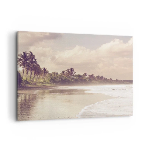 Quadro em tela - Carícia das ondas - 120x80 cm