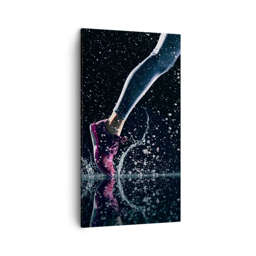 Quadro em tela - Quanta força nas pernas - 45x80 cm