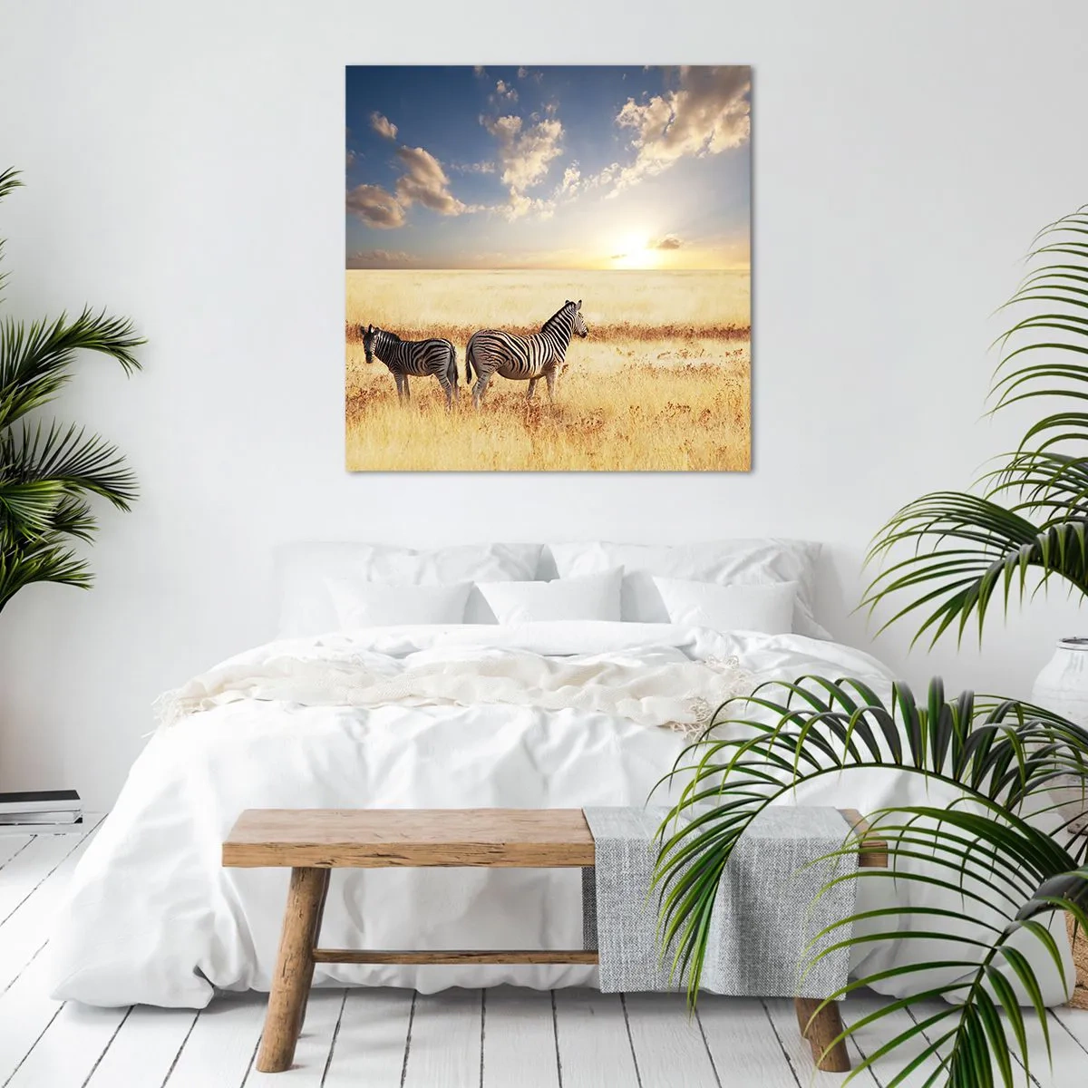 Quadro em tela - Vá embora, não perturbe - 70x70 cm