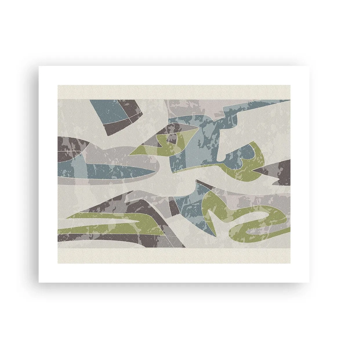 Pôster - Composição atrás do vidro - 50x40 cm