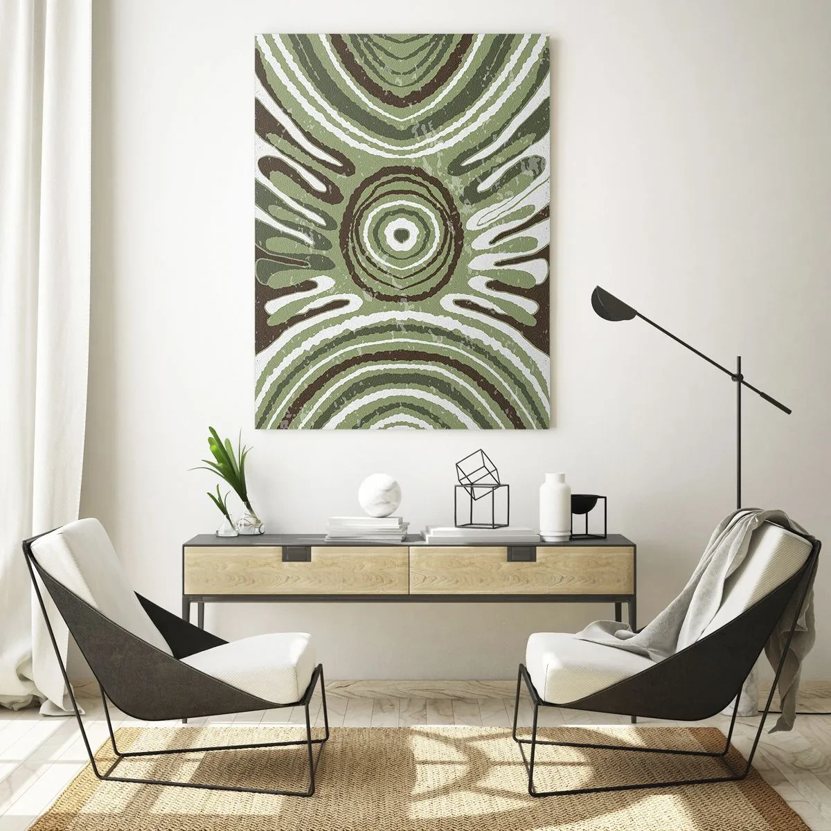 Quadro em vidro - Uma explosão de emoções - 50x70 cm