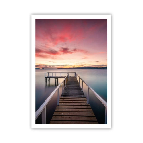 Pôster - A chama suave da noite - 70x100 cm