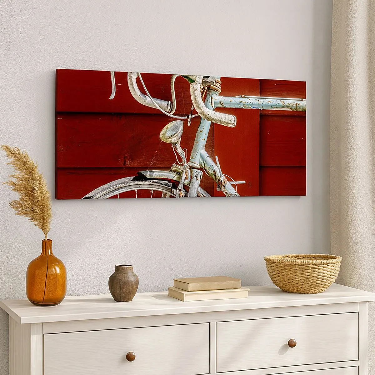 Quadro em tela - Feito para vencer - 100x40 cm