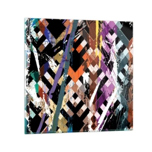 Quadro em vidro - Ao quadrado - 50x50 cm