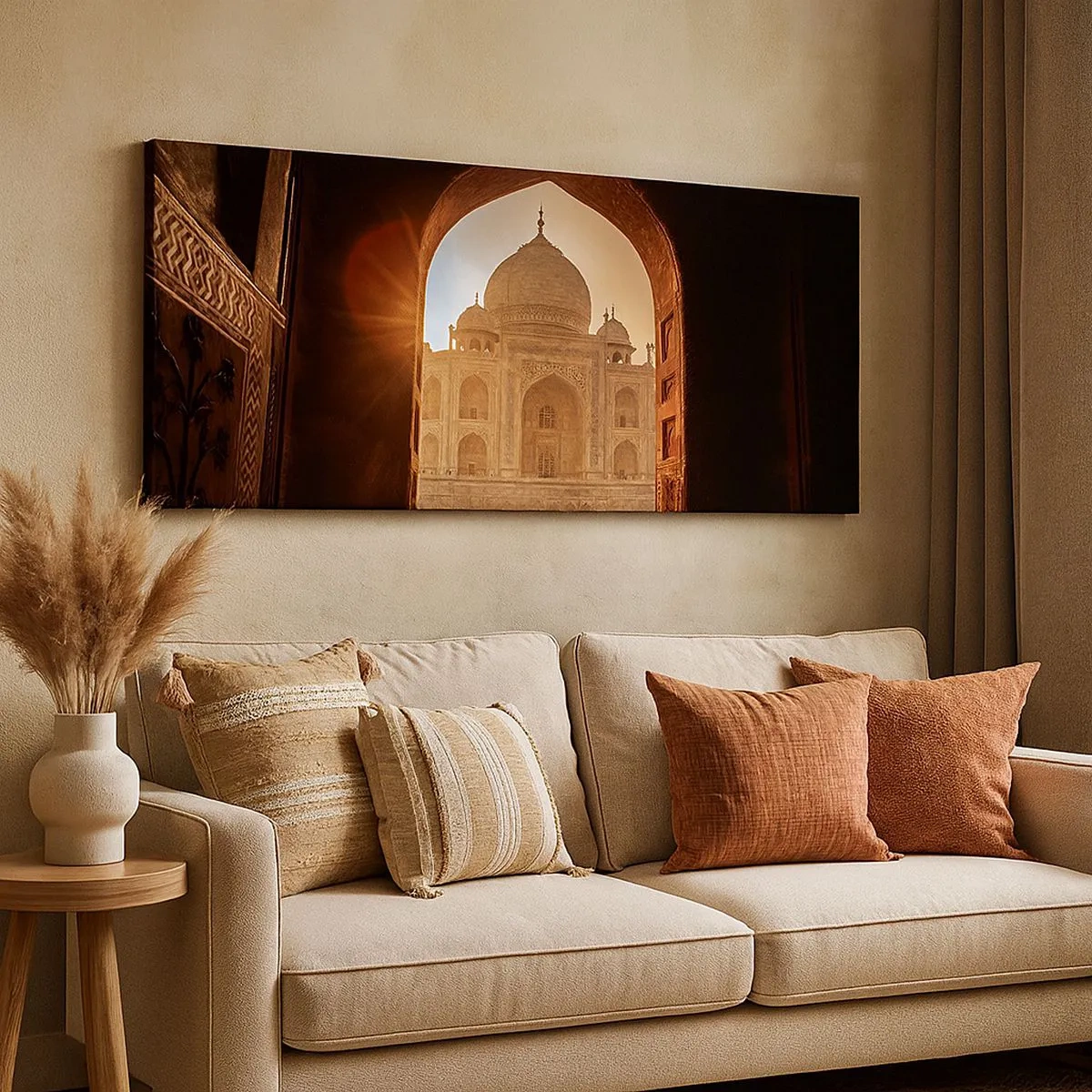 Quadro em tela - Monumento ao amor sobrenatural - 100x40 cm