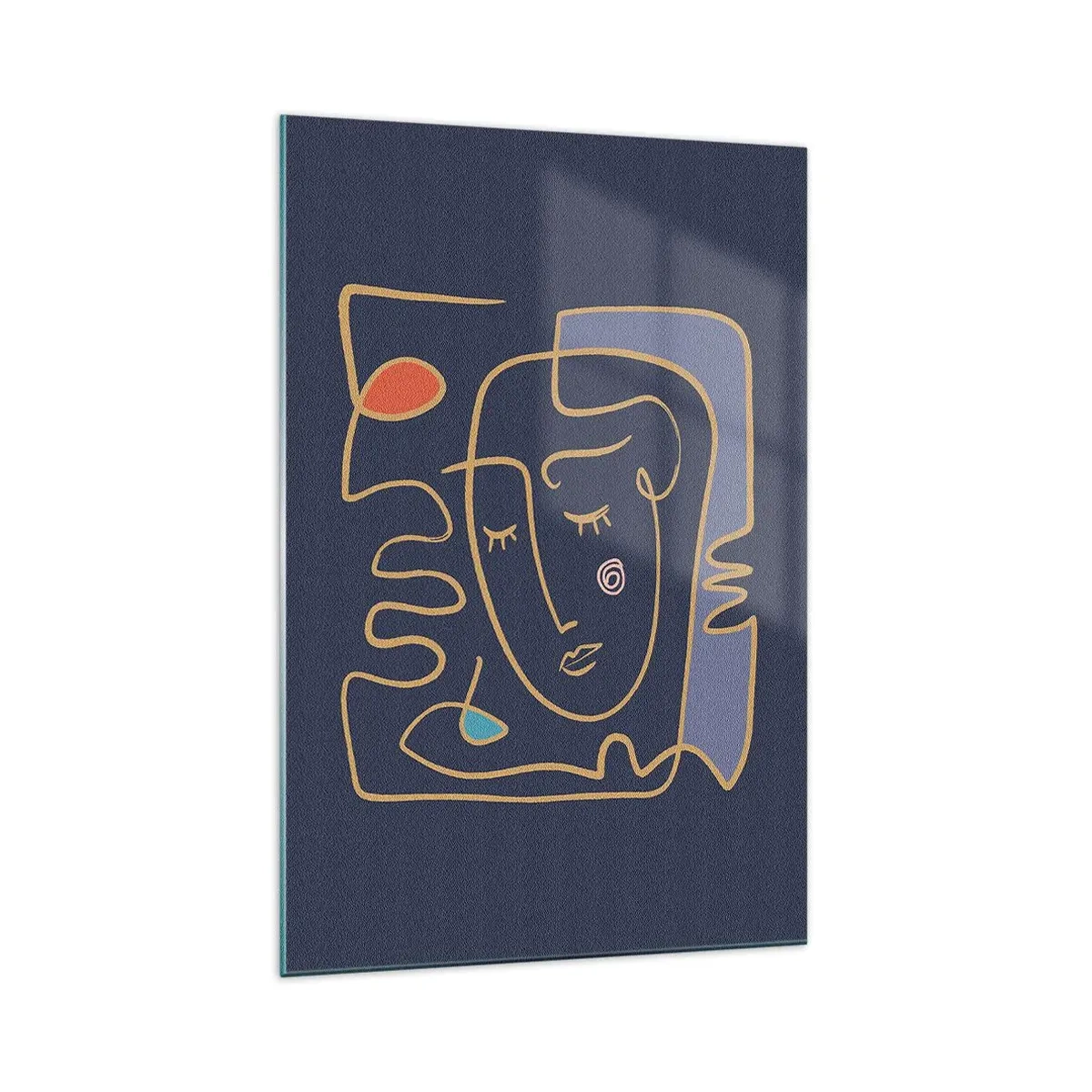 Quadro em vidro - Nos pensamentos - 70x100 cm