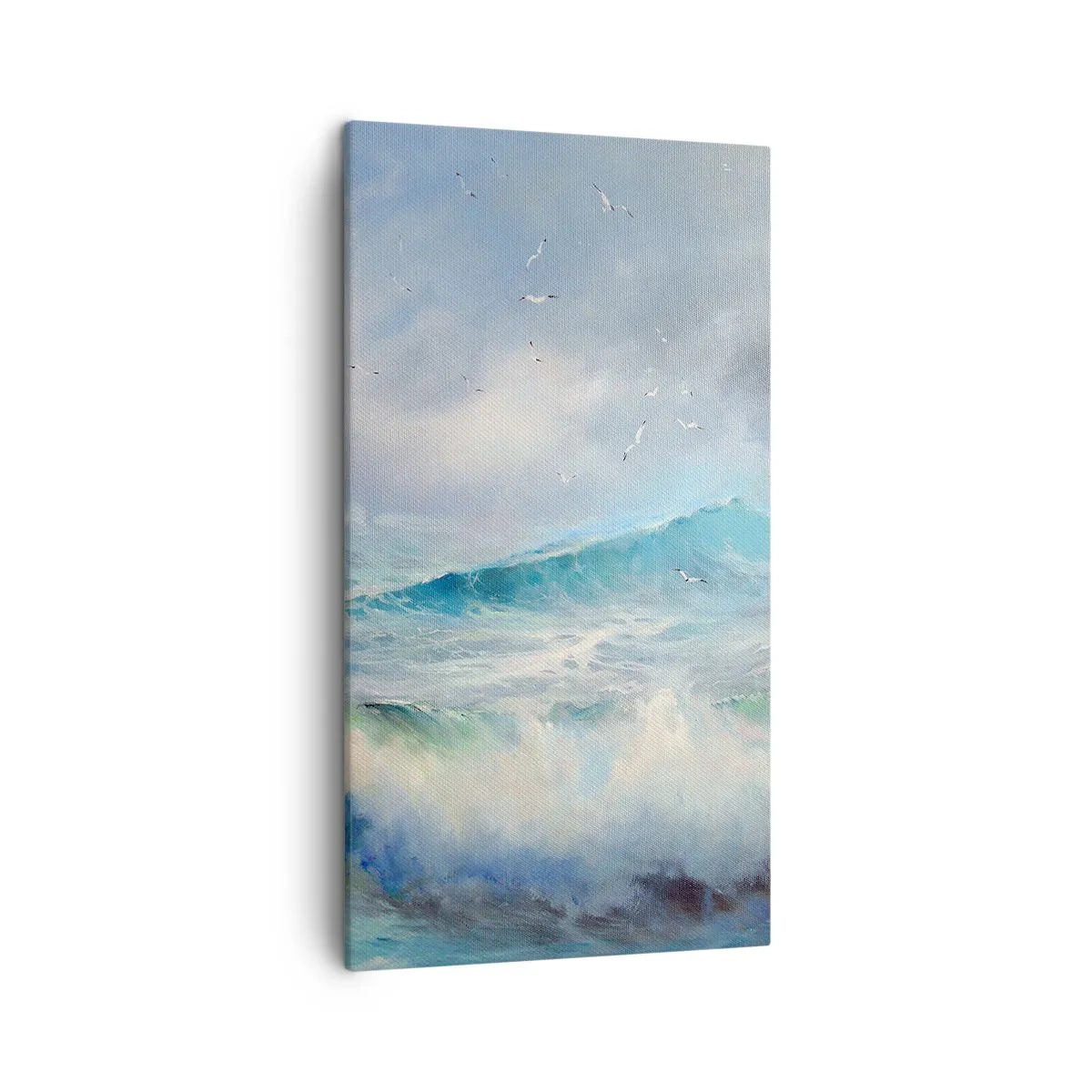 Quadro em tela - O vento uivava triunfalmente… - 45x80 cm