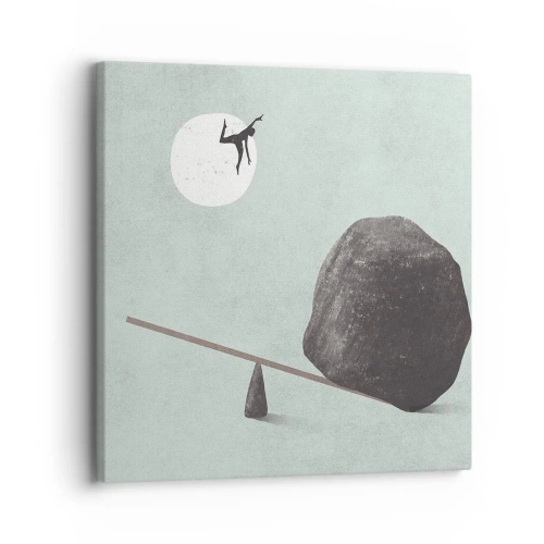 Quadro em tela - Um sonho tornado realidade - 30x30 cm