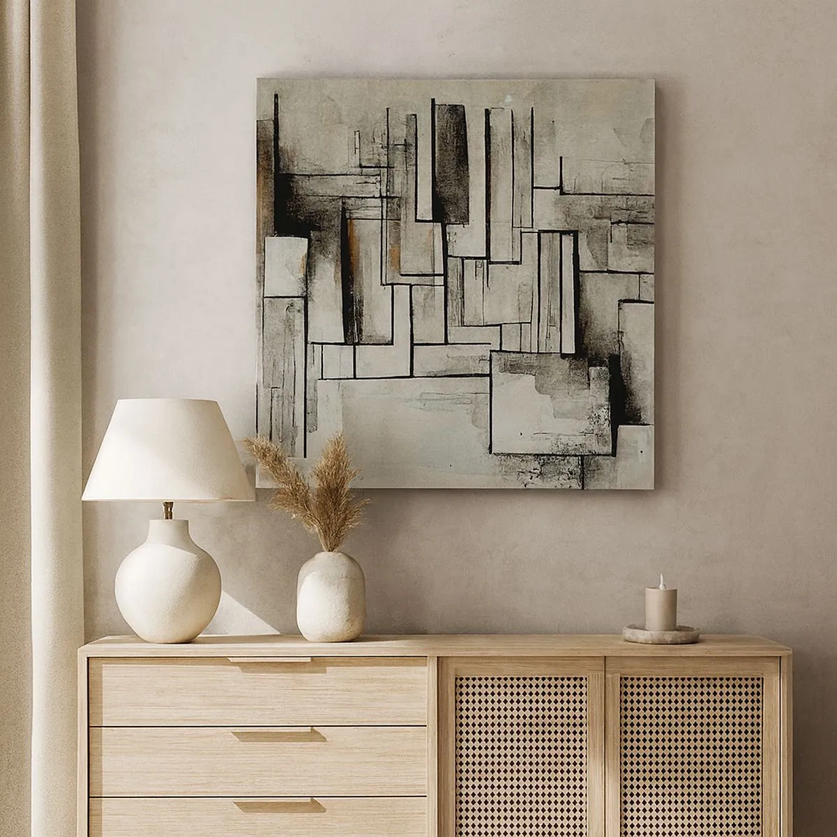 Quadro em tela - O poder da simplicidade - 30x30 cm