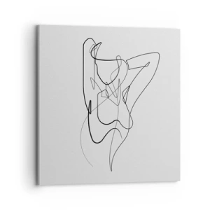 Quadro em tela - Que tipo de pessoa é realmente... - 70x70 cm