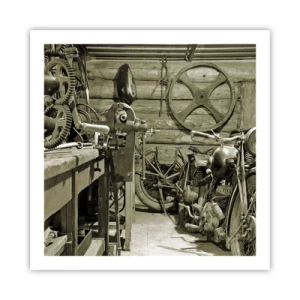 Pôster - No depósito do tio Jorge - 60x60 cm