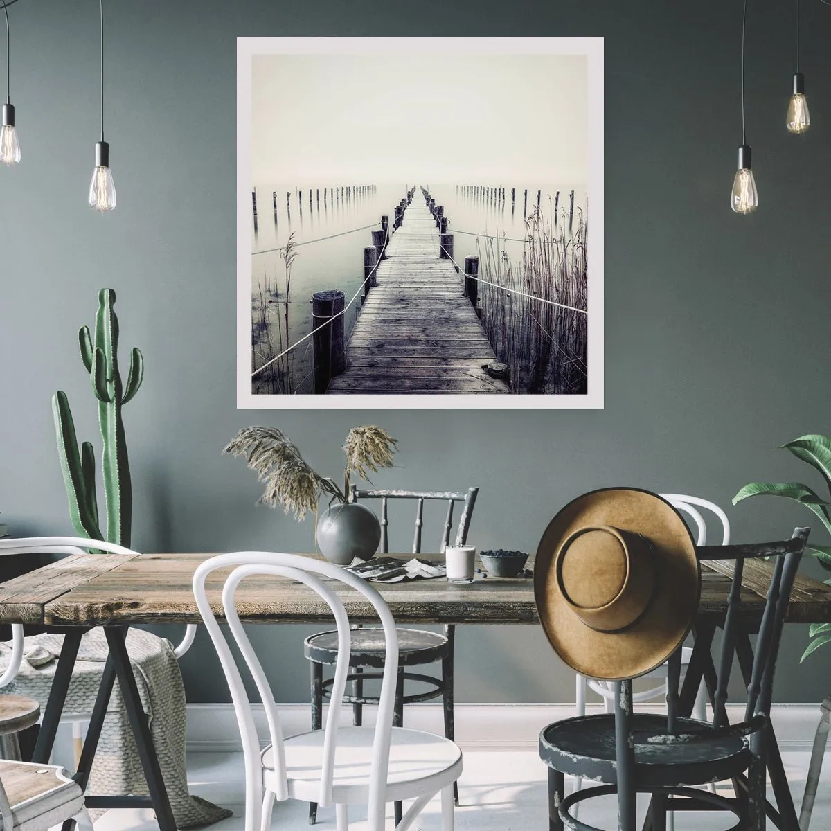 Pôster - Mergulhe em paz - 30x30 cm