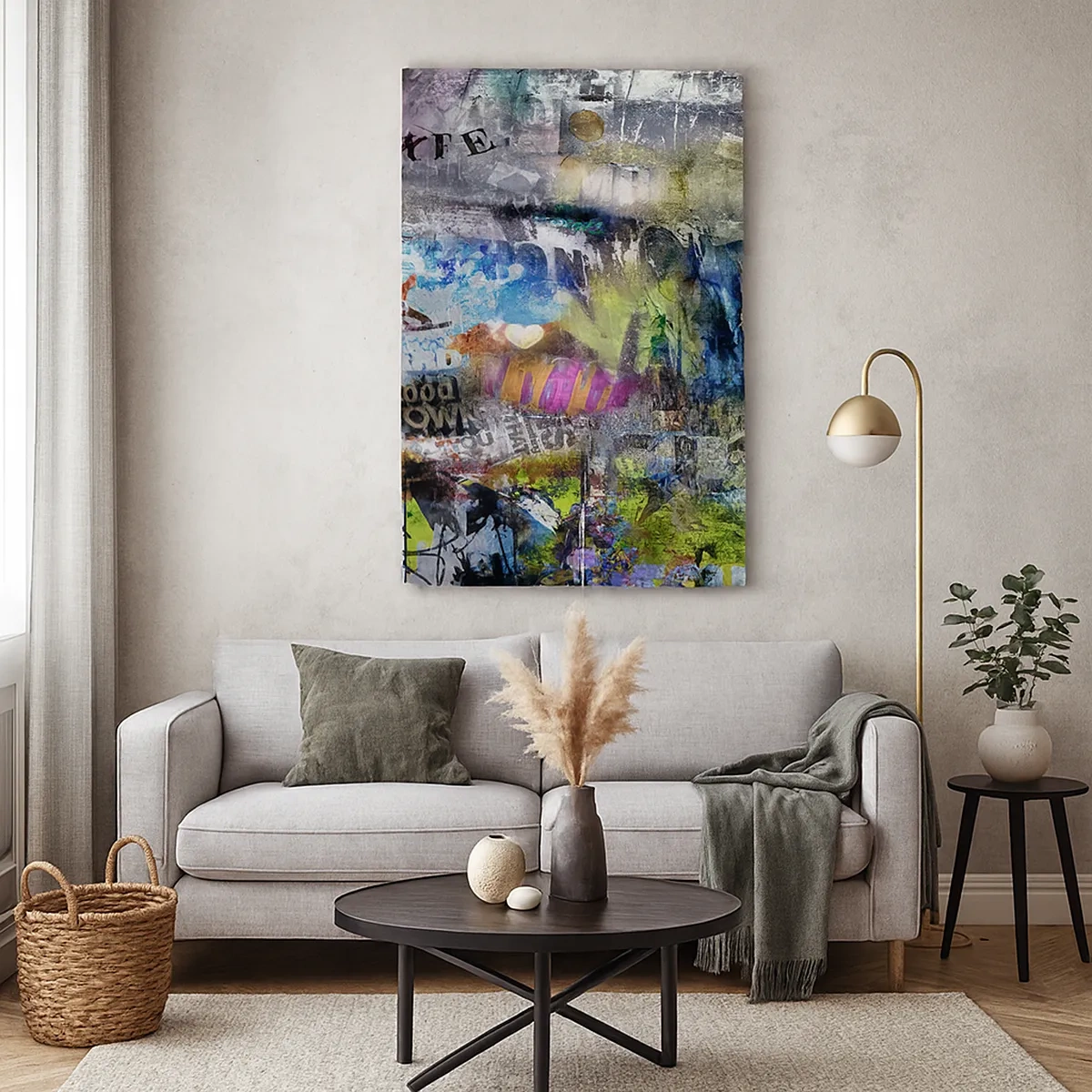 Quadro em tela - Colagem de memórias - 50x70 cm