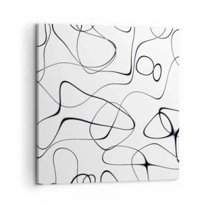 Quadro em tela - Os caminhos da vida, as vicissitudes do destino - 60x60 cm