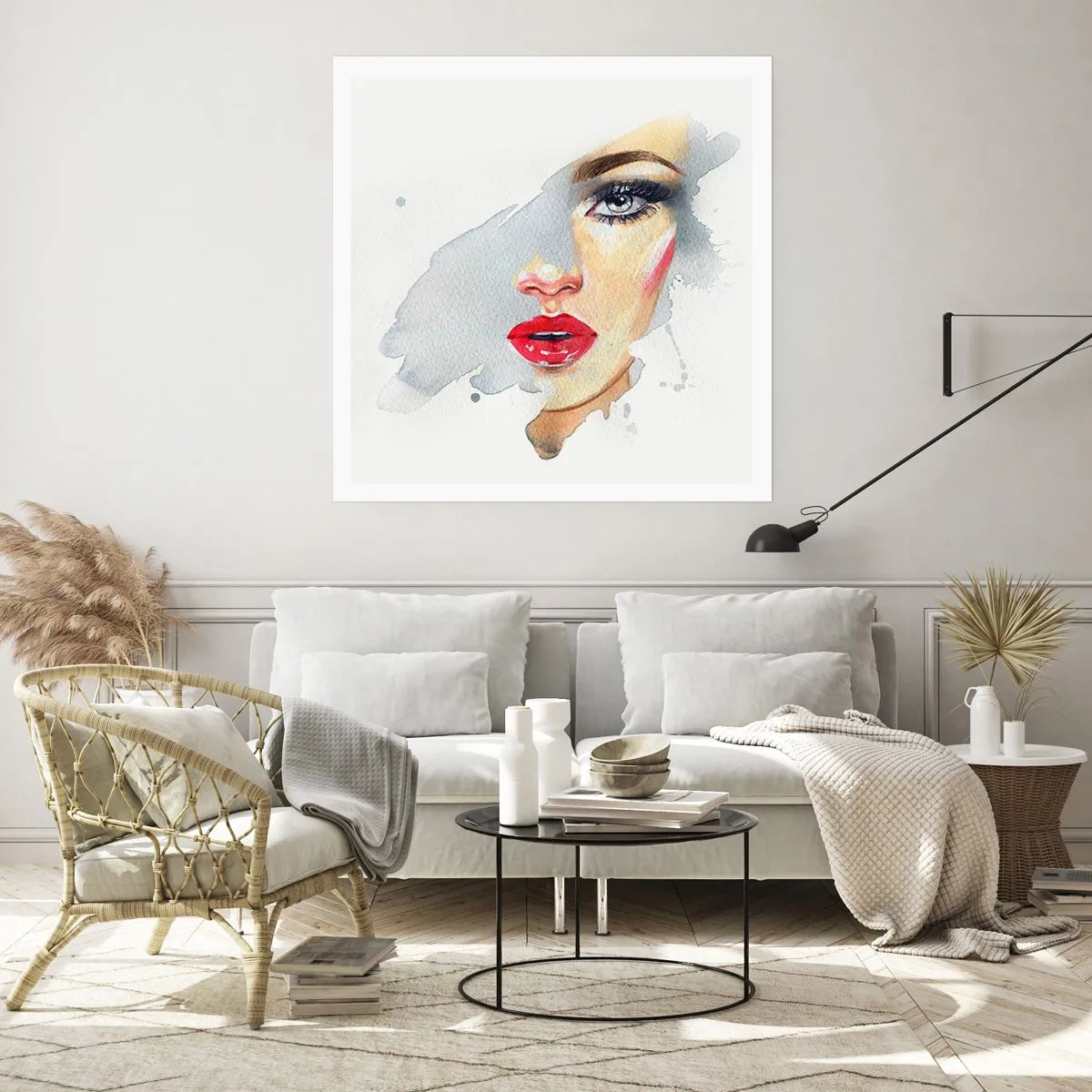 Pôster - Reflexão numa gota de água - 50x50 cm