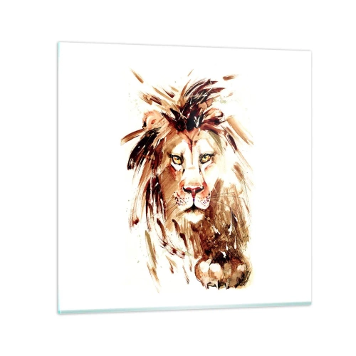 Quadro em vidro - Força e dignidade - 70x70 cm