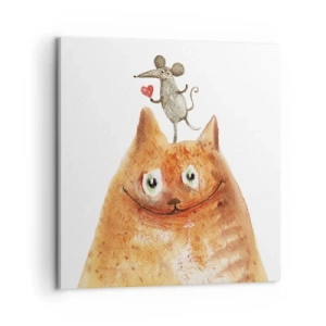 Quadro em tela - Paradoxos do amor - 60x60 cm