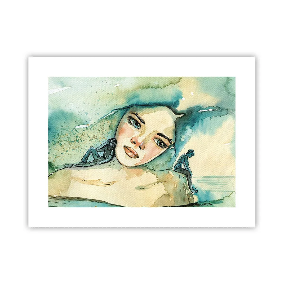 Pôster - Am I blue? - 40x30 cm