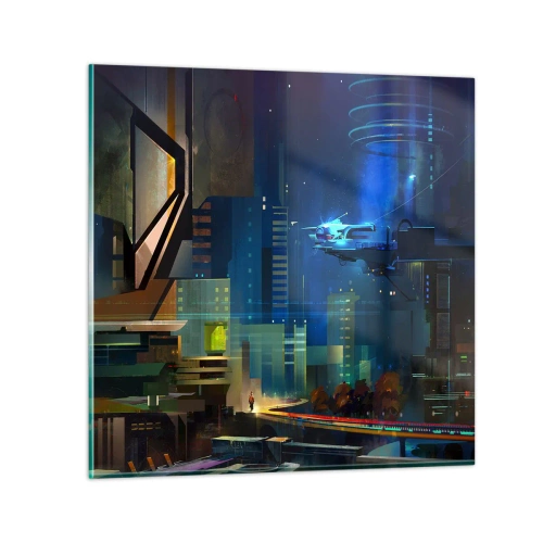 Quadro em vidro - Num futuro próximo - 70x70 cm