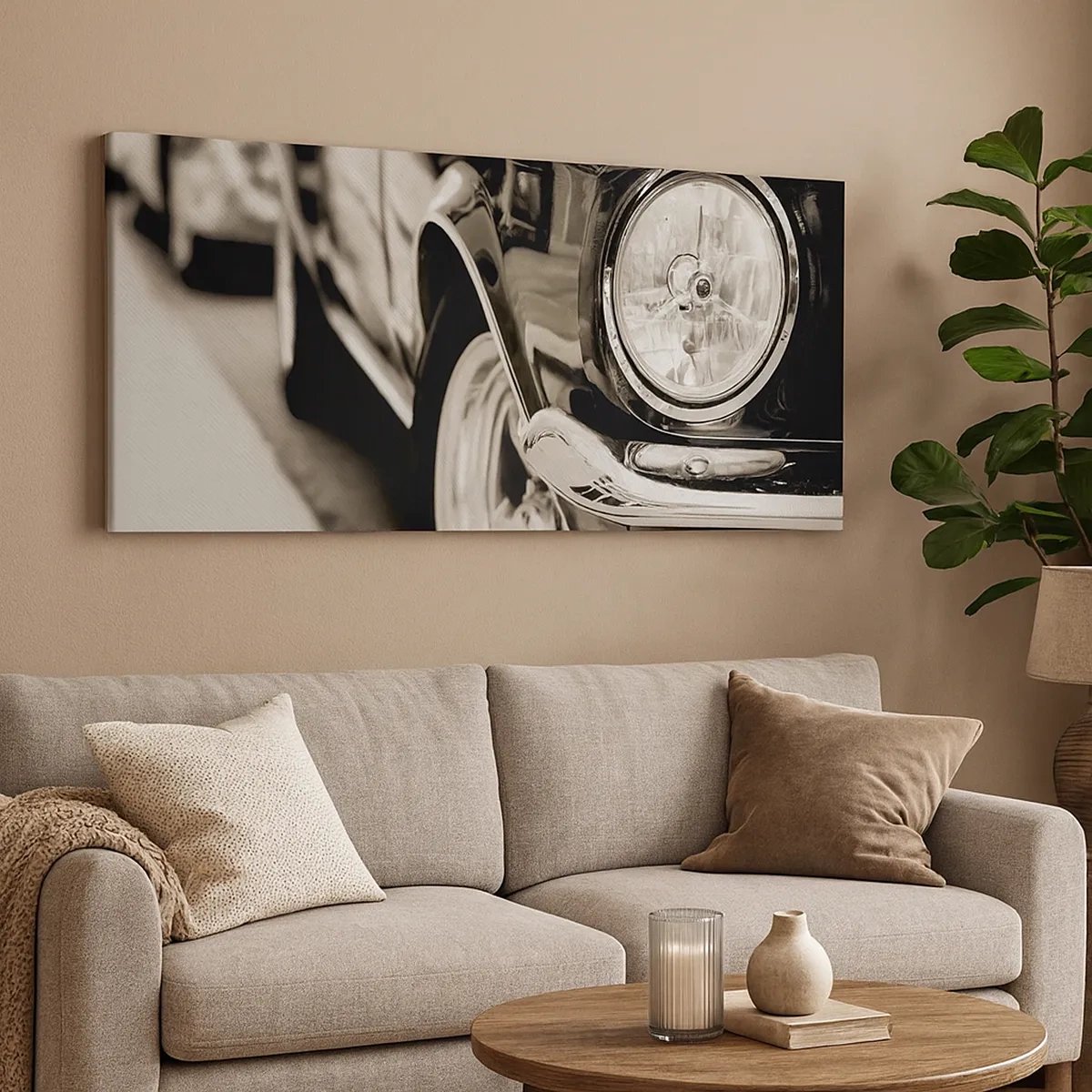 Quadro em tela - Brilho permanente - 30x30 cm