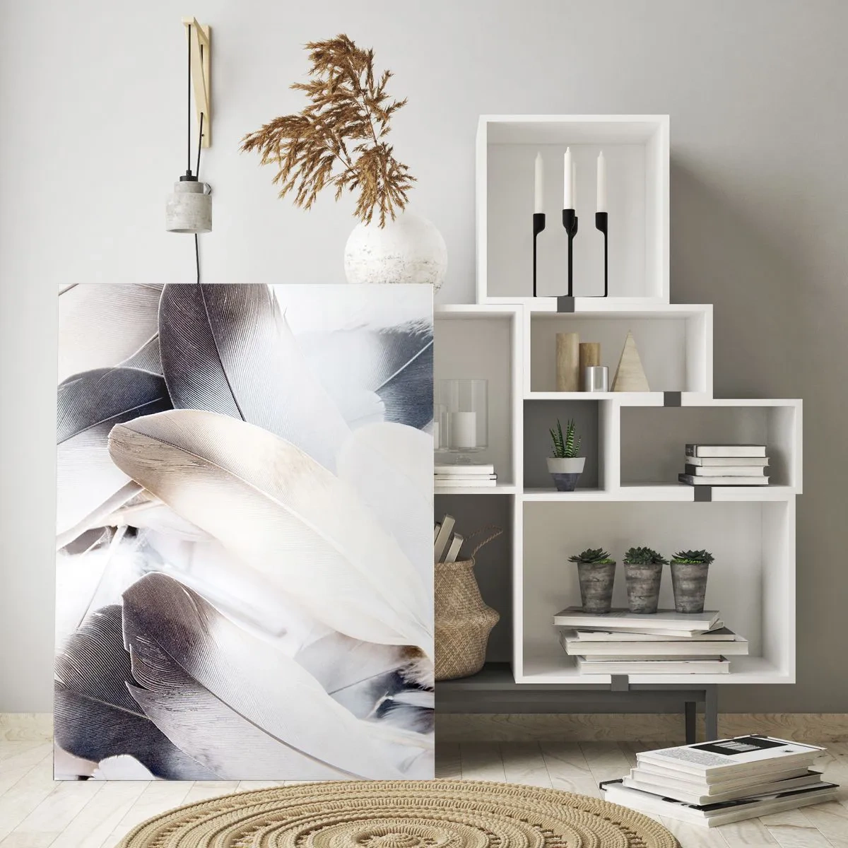 Quadro em vidro - Semi-angelical - 80x120 cm