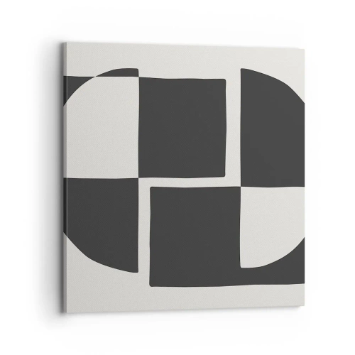 Quadro em tela - Antítese – síntese - 70x70 cm