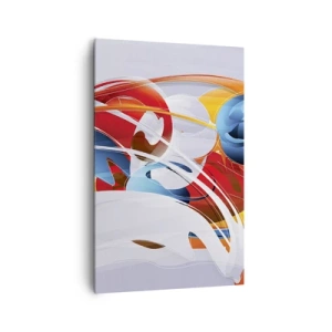 Quadro em tela - A dança dos elementos da natureza - 80x120 cm