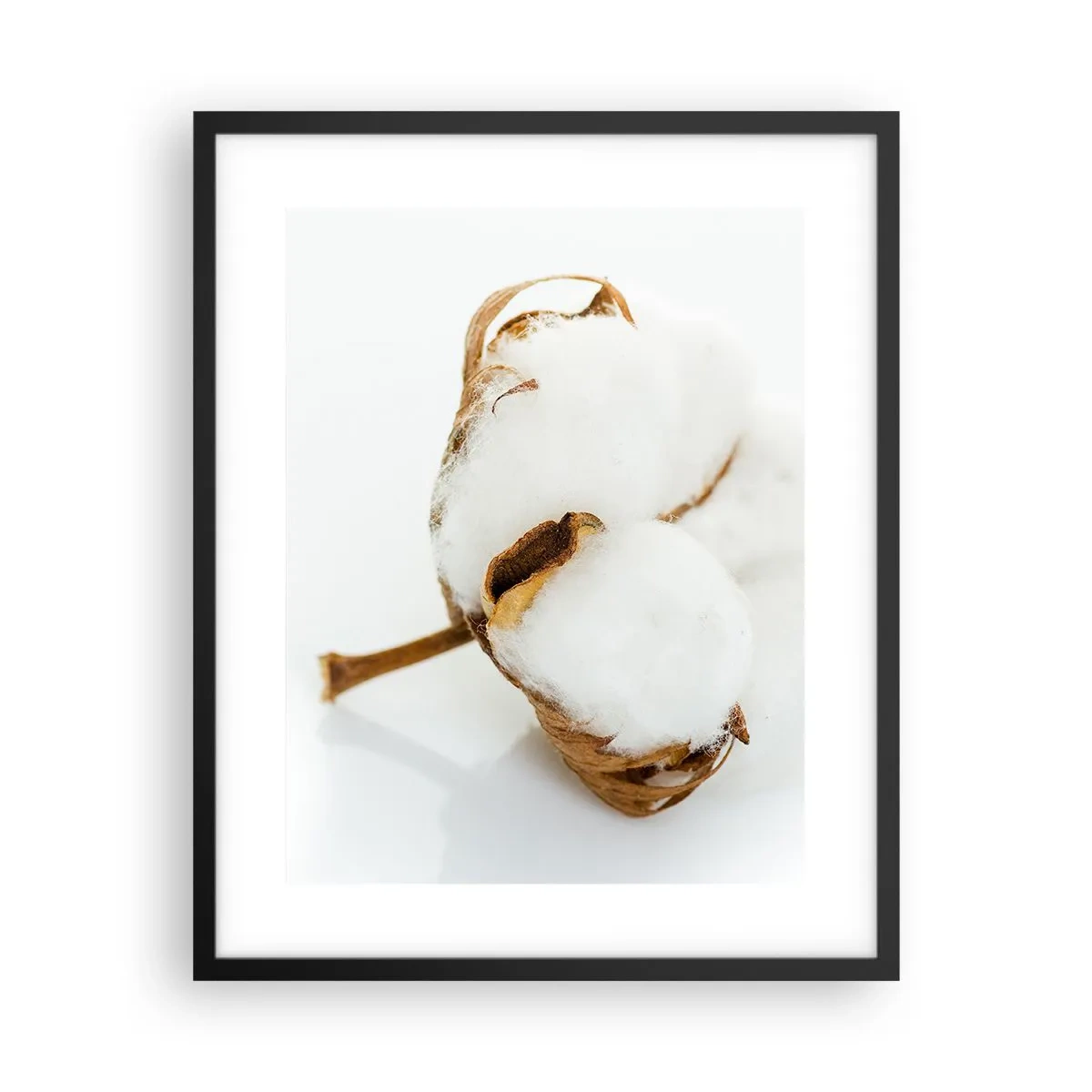 Pôster com moldura preta - Suave por natureza - 40x50 cm