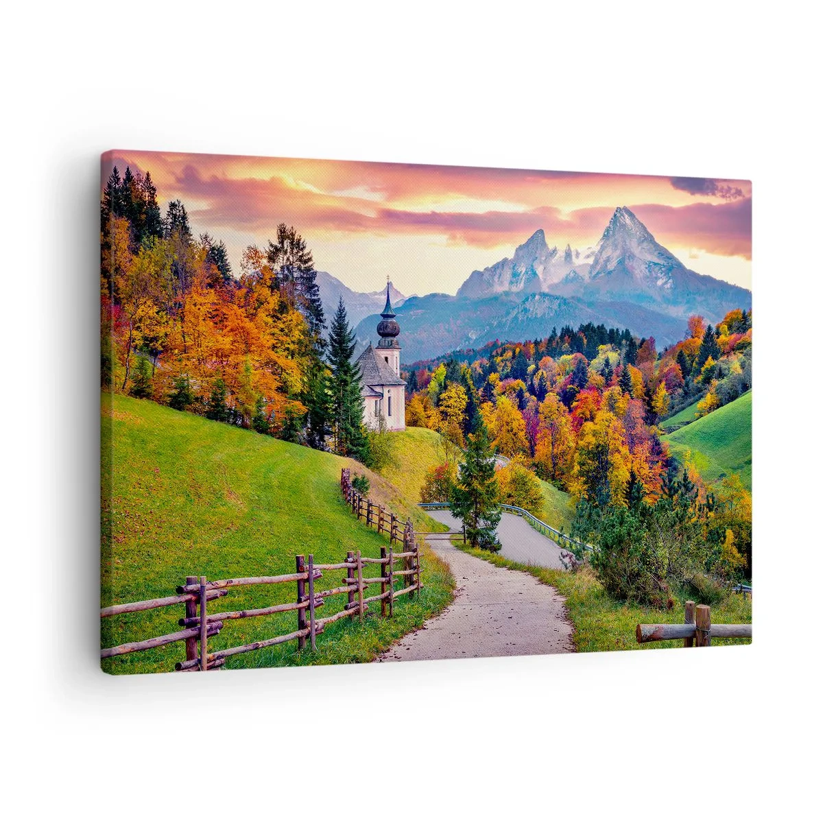 Quadro em tela - Paisagem como uma pintura - 70x50 cm