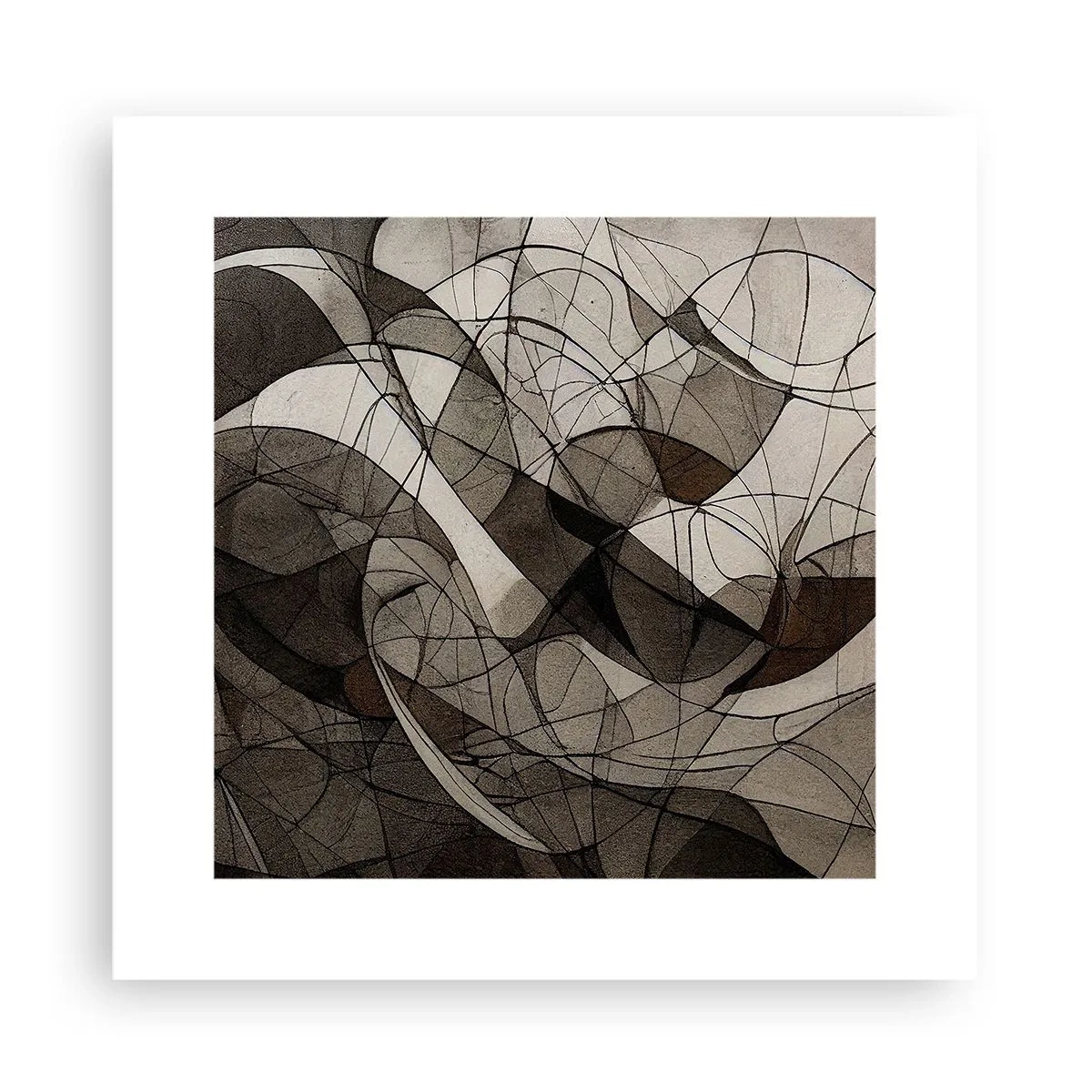 Pôster - Circulação das cores da terra - 30x30 cm