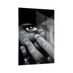 Quadro em vidro - Não vou dizer quem pintou - 50x70 cm