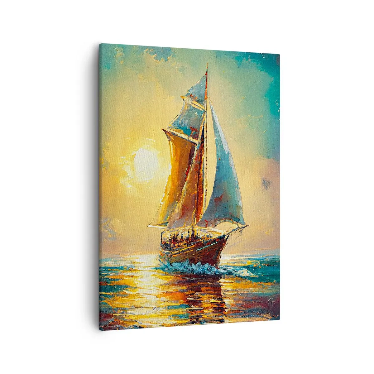Quadro em tela - A todo vapor - 50x70 cm