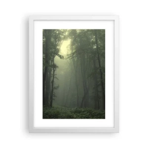 Pôster em moldura branca - Antes de acordar - 30x40 cm