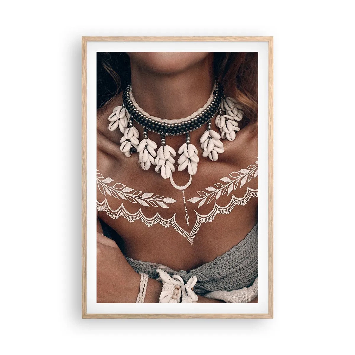 Pôster com moldura de carvalho claro - Talismãs, rituais de feminilidade - 61x91 cm