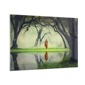 Quadro em vidro - A caminho da iluminação - 100x70 cm