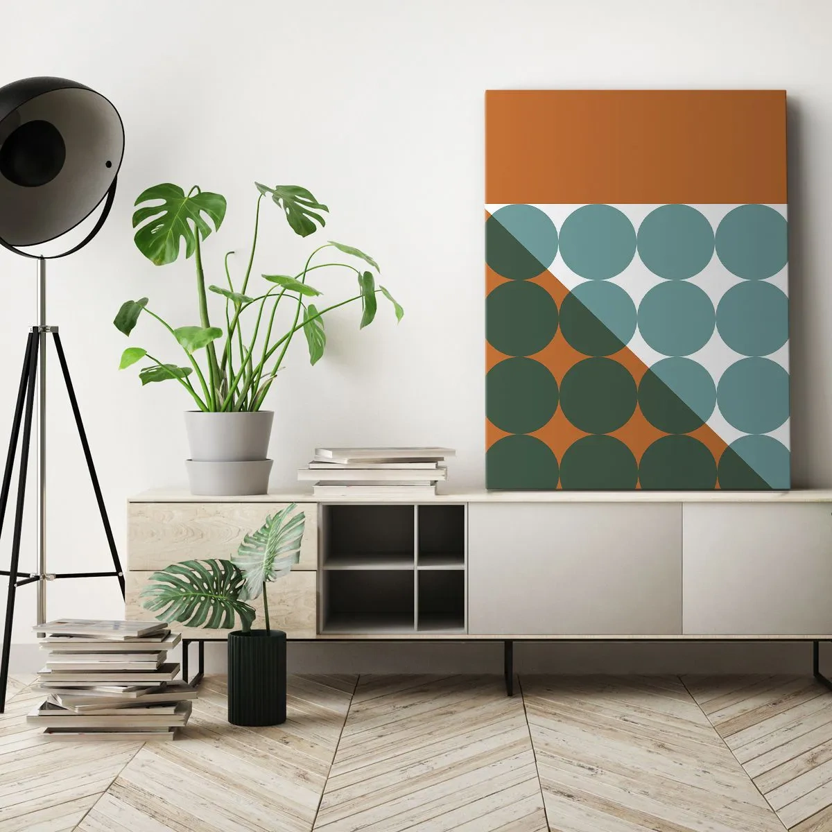 Quadro em tela - Para cima e na diagonal - 80x120 cm