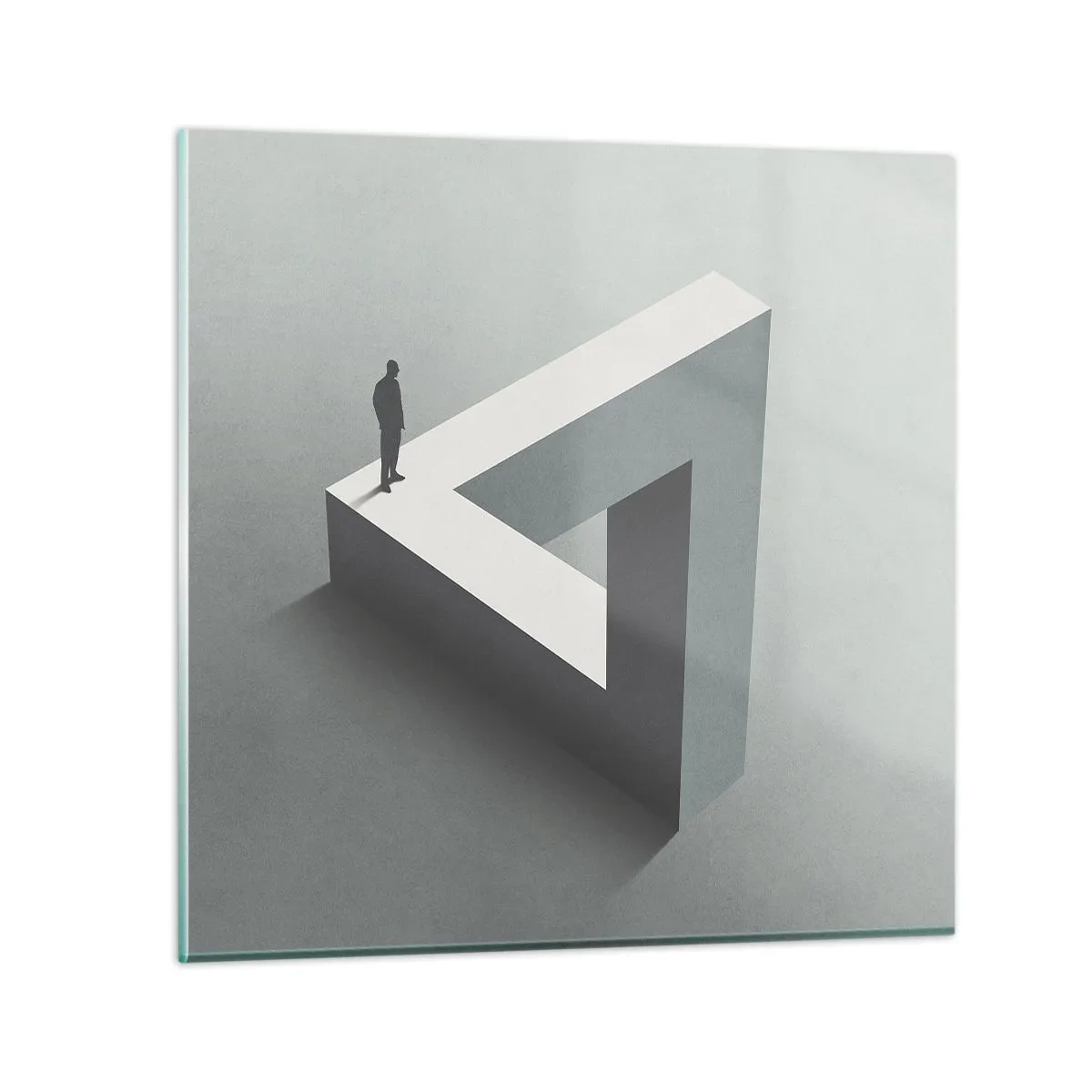 Quadro em vidro - Mas é possível - 60x60 cm