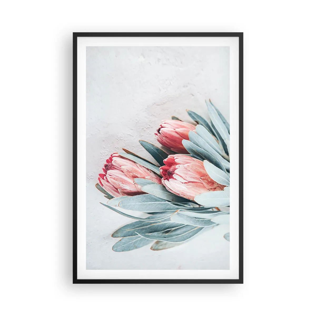 Pôster com moldura preta - Envergonhadas da sua própria beleza - 61x91 cm