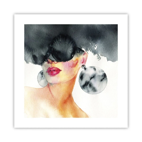 Pôster - O segredo da elegância - 40x40 cm