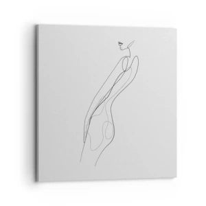 Quadro em tela - Apenas uma promessa - 70x70 cm