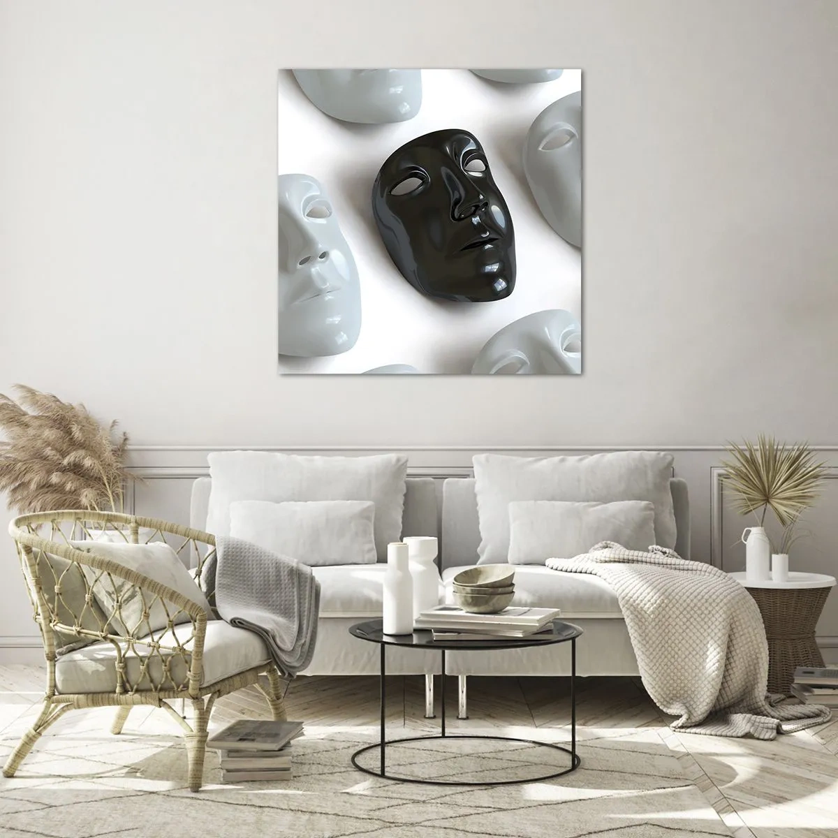 Quadro em vidro - Como se destacar? - 70x70 cm