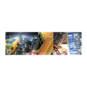 Amostra de Papel de Parede Standard Eco - Milagre no deserto - Cidade, Dubai, Arquitetura - 100x30 cm