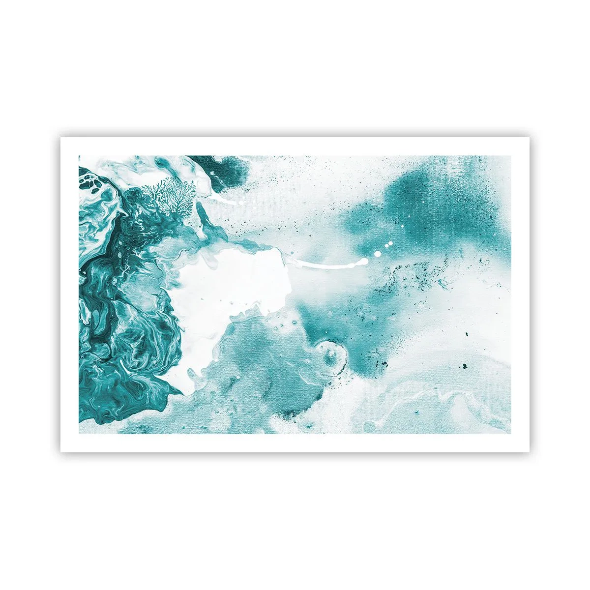 Pôster - Inundado em azul - 91x61 cm