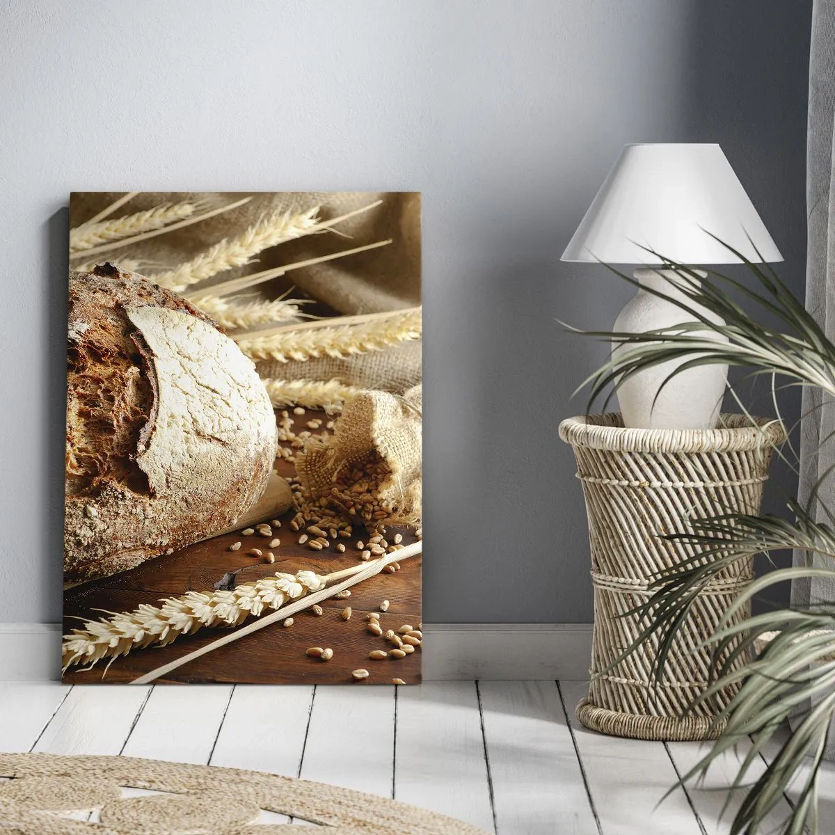 Quadro em tela - Apetitoso, perfumado, crocante - 45x80 cm
