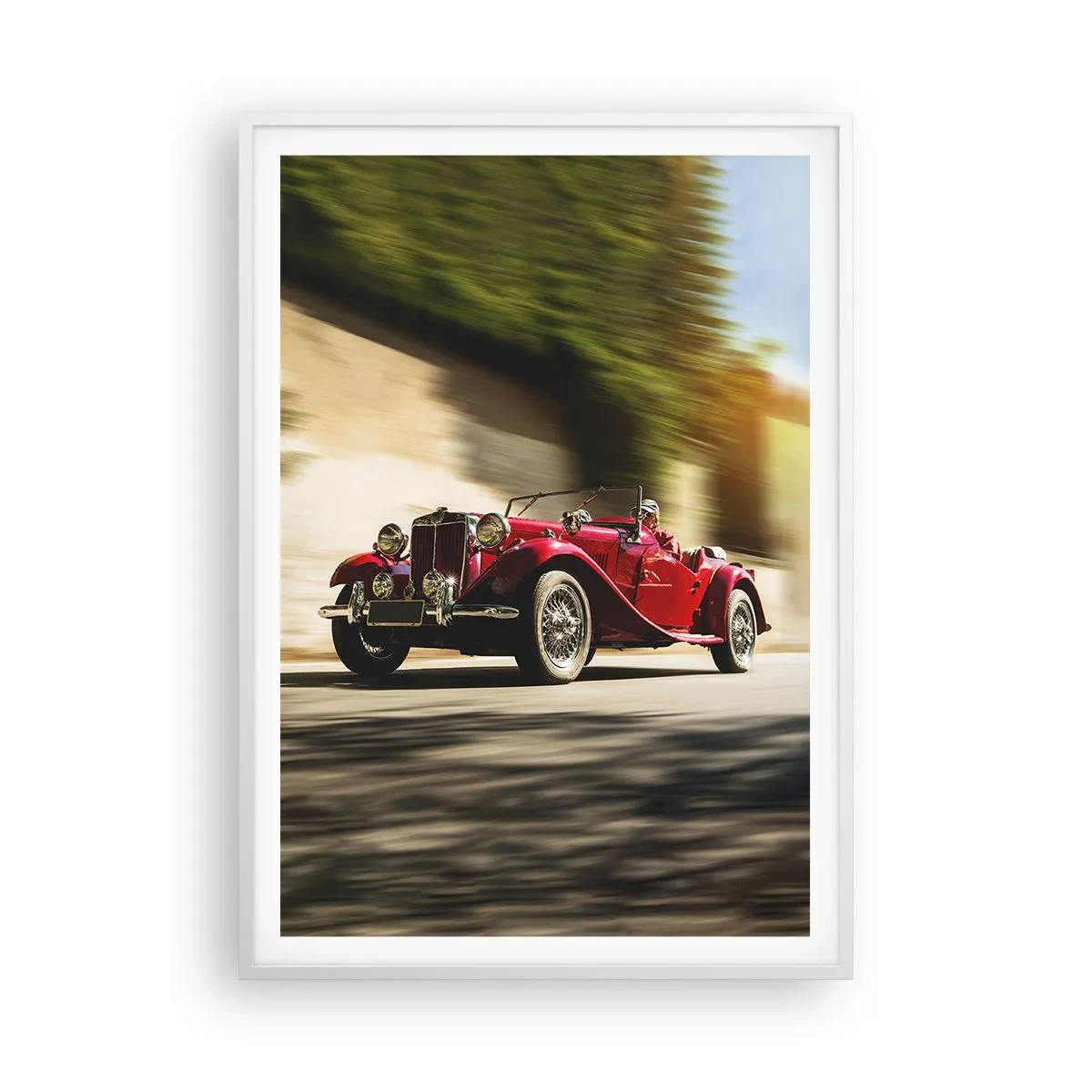 Pôster em moldura branca - Mais bonita que a Vitória de Samotrácia - 70x100 cm