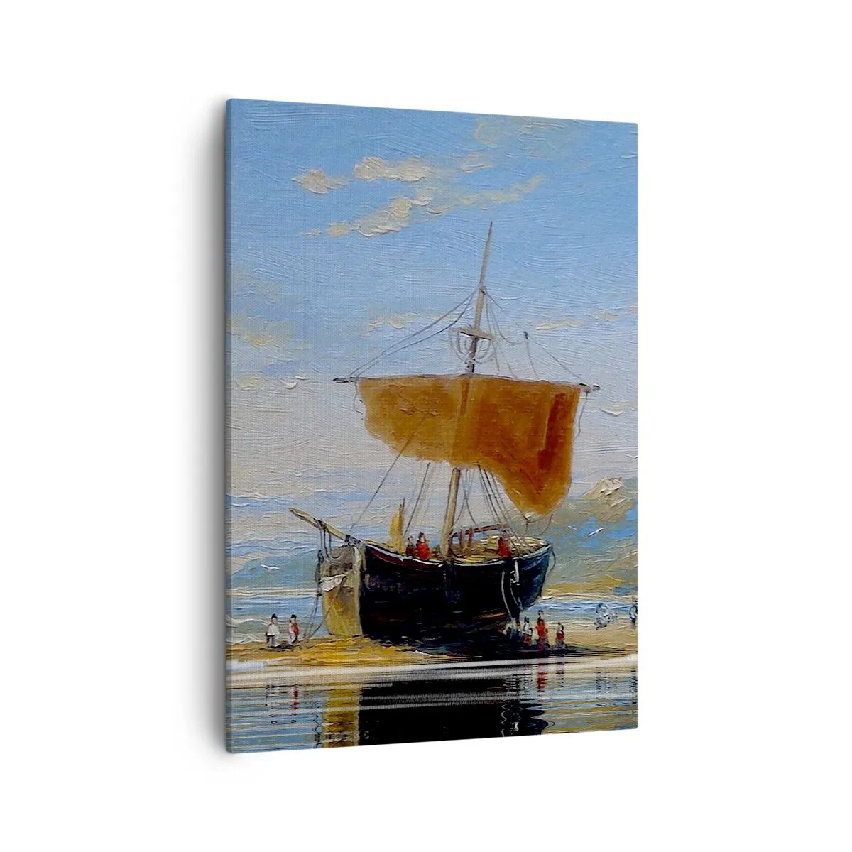Quadro em tela - Água, terra, ar - 50x70 cm