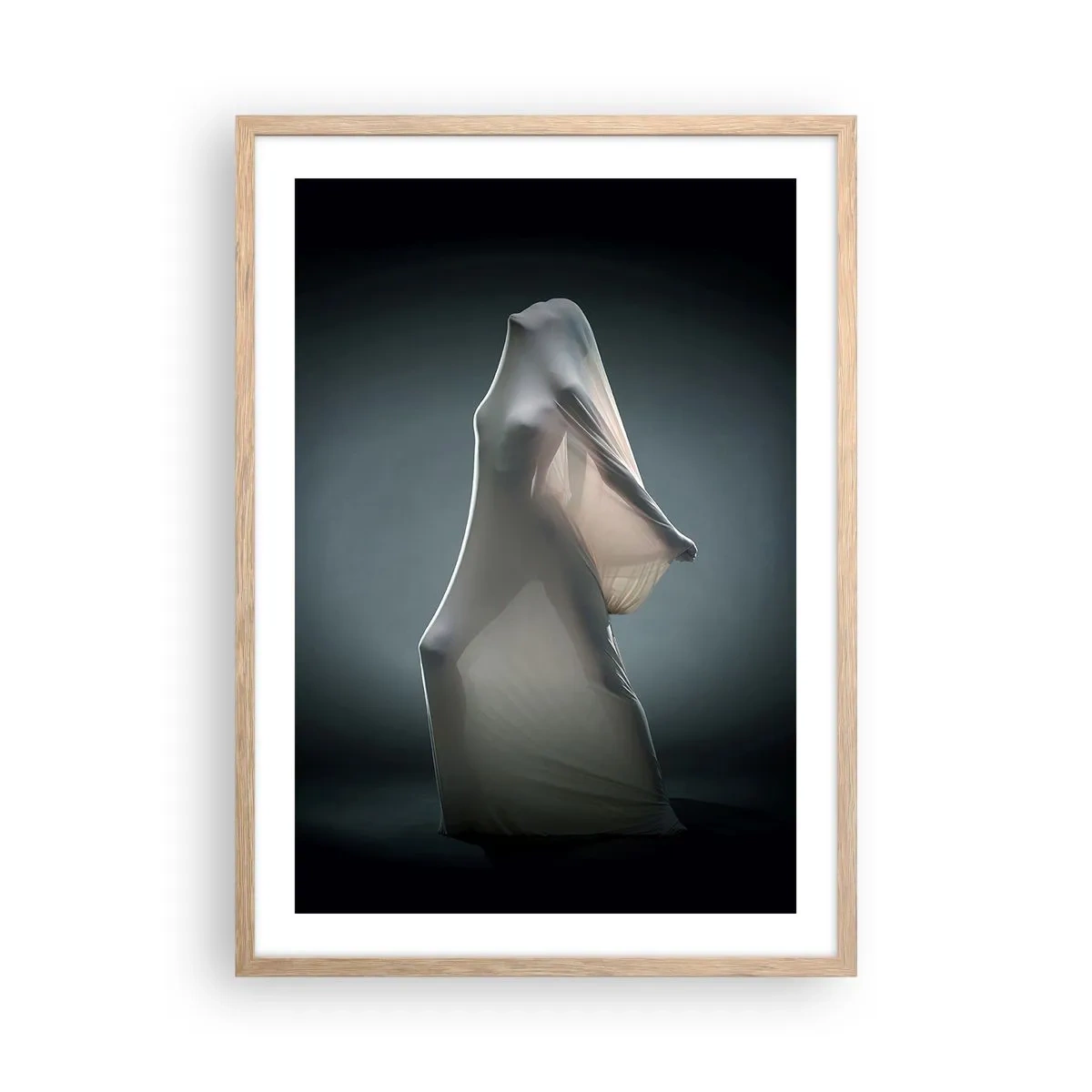 Pôster com moldura de carvalho claro - Desejos ocultos - 50x70 cm